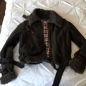 Free People Woolie Knit Bomber Jacket *Last Chance before Donation!!*
